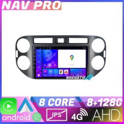 Navigatie VW Tiguan 2009 2015 EDOTEC-LITE Android Ecran 720P Octa Core 8 128 Carplay