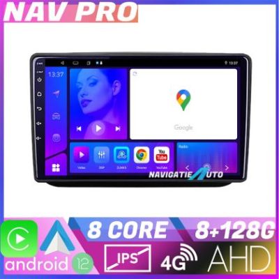 Navigatie Skoda Fabia 2 2009 2014 EDOTEC-LITE Android Ecran 720P Octa Core 8 128 Carplay