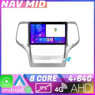 Navigatie Jeep Gran Cherokee 2011 2013 KIT GRCHE EDOTEC-LITE Android Ecran 720P Octa Core 4 64 Carplay