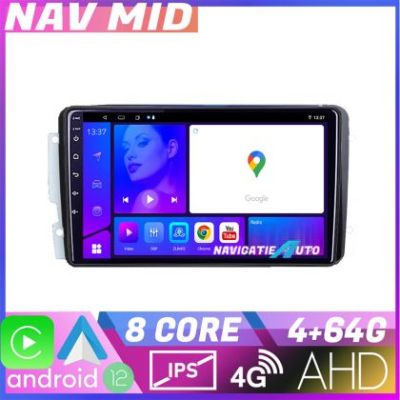 Navigatie Mercedes C 2001 2004 CLK G 2004 2006 KIT 171 EDOTEC-LITE Android Ecran 720P Octa Core 4 64 Carplay