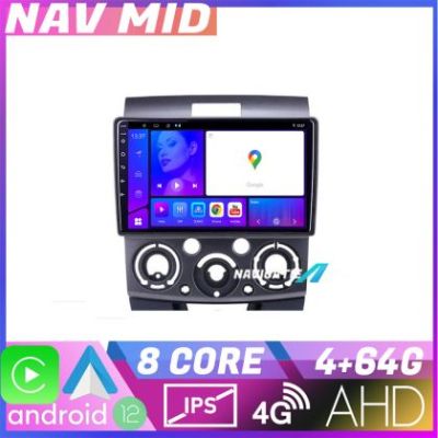 Navigatie Ford Ranger Mazda BT50 2007 2012 KIT RANGER EDOTEC-LITE Android Ecran 720P Octa Core 4 64 Carplay v1