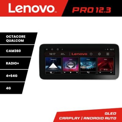 Navigatie vw multivan 2003-2015 K-multivan Lenovo PRO 4+64 12.3 inch qled android 4G DSP gps internet