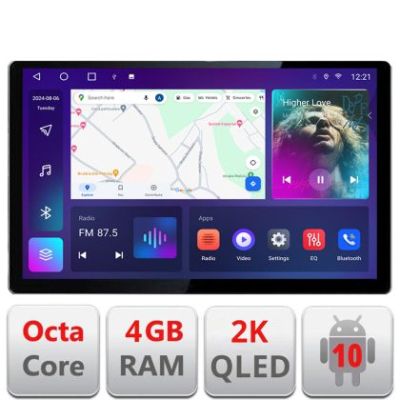 Navigatie vw multivan 2003-2015 Qled 2K Octa Core 4+64 LTE 4G DSP Wifi 5Ghz android auto carplay radio gps internet EDT-E413-2K
