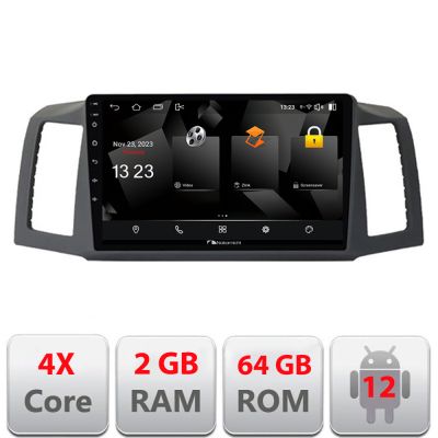 Navigatie Jeep Grand Cherokee 2008-2010 Android radio gps internet quad core 2+64 carplay android auto