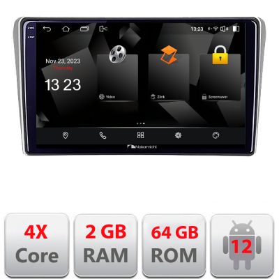 Navigatie Toyota Avensis 2003-2008 5230-avensis03 Android Ecran 720P Quad Core 2+64 carplay android auto