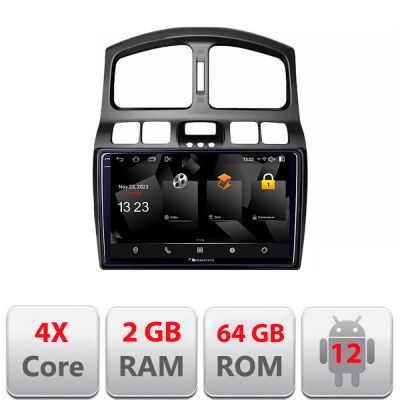 Navigatie Hyundai Santa Fe 2000-2006 Android Ecran 720P Quad Core 2+64 carplay android auto