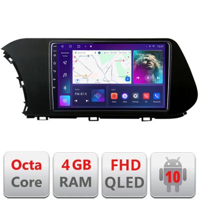 Navigatie Hyundai I20 2020- B-i20 Android Ecran QLED octa core 4+64 carplay android auto KIT-i20+EDT-E310V3