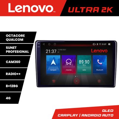 Navigatie Renault Trafic 2008-2012 Octa Core Android Radio Bluetooth GPS WIFI/4G DSP 2K 8+128GB 360 Toslink