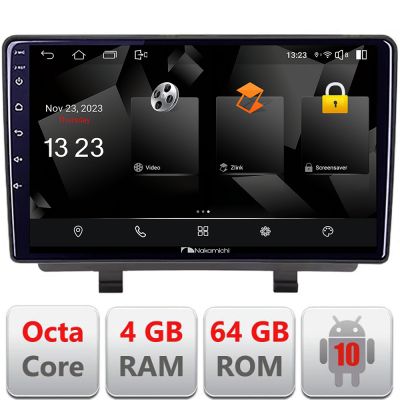 Navigatie Opel Zafira C 2011-2019 Nakamichi NAM5510 Qled Octa Core 720p 4+64 DSP 360 camera carplay android auto