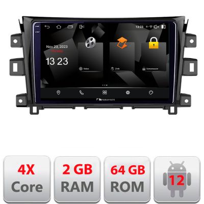 Navigatie NIssan Navara 2017- 5230-NAVARA17 Android Ecran 720P Quad Core 2+64 carplay android auto