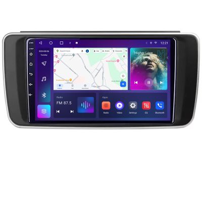 Navigatie Nissan Leaf 2018-2024 QLED 2K Octa core 4+32 DSP 360 Optic FHD internet gps radio carplay android auto kit-leaf+EDT-E409-2K