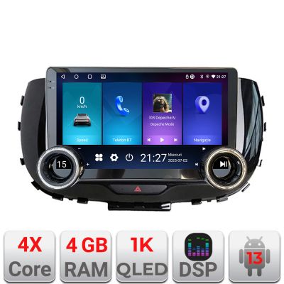 Navigatie Kia Soul 2020- Kit-soul Edotec  4+64 10.5 inch Incell 1K android Wifi 5Ghz gps internet