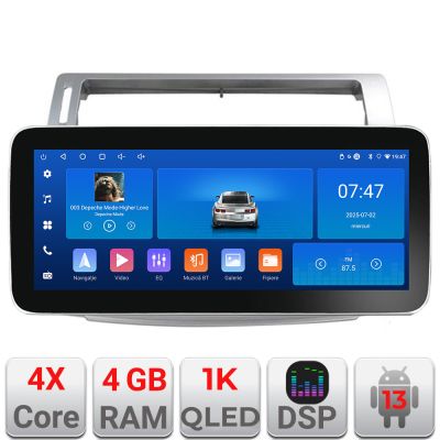 Navigatie Citroen C4 K-088 Edotec 4+64 12.3 inch Incell 1K android Wifi 5Ghz gps internet