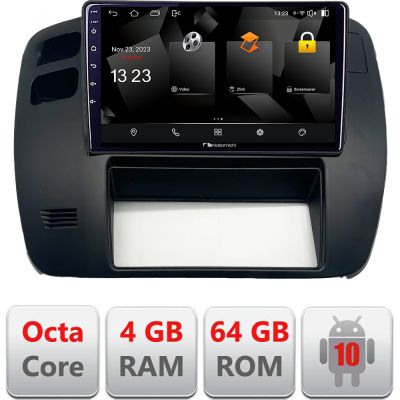 Navigatie Nissan Patrol 2000-2005 Nakamichi NAM5510 Qled Octa Core 720p 4+64 DSP 360 camera carplay android auto