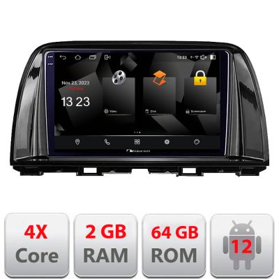 Navigatie Mazda CX5 2015-2017  Android Ecran 720P Quad Core 2+64 carplay android auto