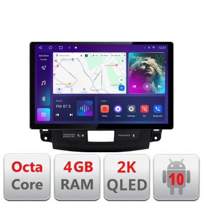 Navigatie dedicata Mitsubishi Outlander 2010 N-056 Edonav ecran 13" 2K 4+32 Android Waze USB Navigatie 4G 360 Toslink Youtube V2