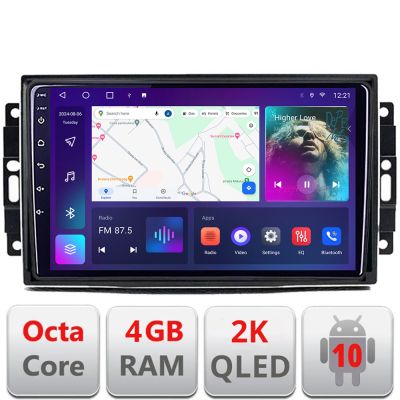 Navigatie CHRYSLER Jeep Manual C-202 Android Octa Core Ecran 2K QLED GPS 4G 4+32GB 360 KIT-202+EDT-E410-2K v1