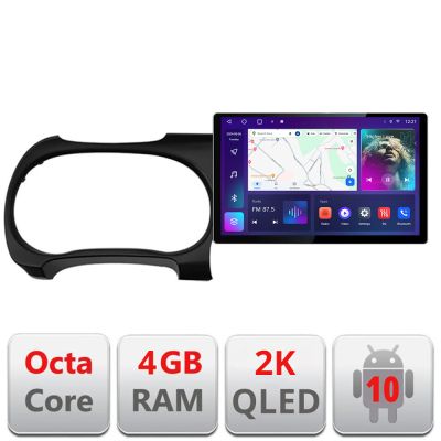 Navigatie dedicata Hyundai I10 2020 N-I10 Edonav ecran 13" 2K 4+32 Android Waze USB Navigatie 4G 360 Toslink Youtube Radio KIT