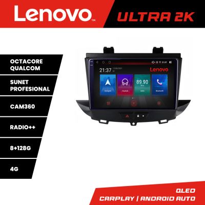 Navigatie Opel Grandland X Crossland X 2016-2020 Qled 2K Octa Core 8+128 LTE 4G DSP Wifi 5Ghz HDMI android auto carplay radio gps internet Kit-+ULTRA-2K-9-8+128