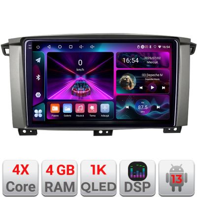 Navigatie Toyota Land Cruiser L100 2002-2006 Android radio gps internet 4+64 InCell Display 1K KIT-L105+EDT-E210-RK