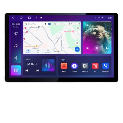 Navigatie dedicata Cadillac CTS  2003-2007 Edonav ecran 13" 2K 4+32 Android Waze USB Navigatie 4G 360 Toslink Youtube Radio KI