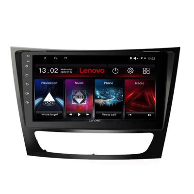 Navigatie Mercedes W211 W219 Lenovo Kit-090 4+64 GB Android Waze USB Navigatie Internet Youtube Radio