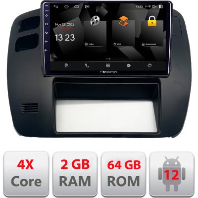 Navigatie Nissan Patrol 2000-2005 Nakamichi Android Ecran 720P Quad Core 2+64 carplay android auto NAM5230