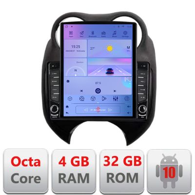 Navigatie Nissan Micra 2010-2014 Android radio gps internet Lenovo Octa Core 4+64 LTE KIT-micra2010+EDT-E709