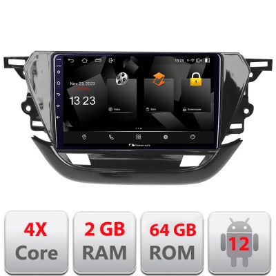 Navigatie Opel Corsa F 2019- Android Ecran 720P Quad Core 2+64 carplay android auto