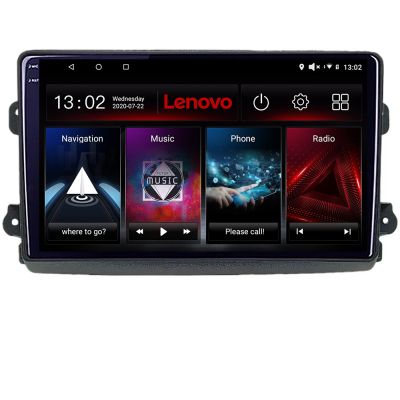 Navigatie Fiat Ducato 2021- Lenovo Qled 2K Octa Core 4+64 360 DSP carplay android auto radio gps internet KIT-ducato2024+PRO-2K-9-4+64
