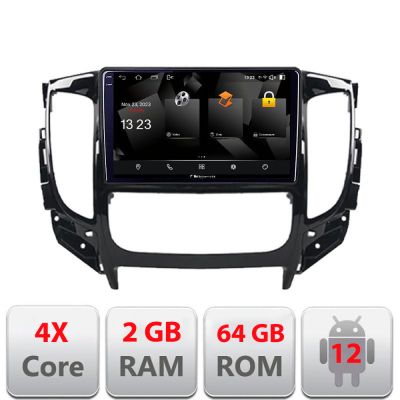 Navigatie Mitsubishi L200 2014-2020 5230-1094 Android Ecran 720P Quad Core 2+64 carplay android auto v1