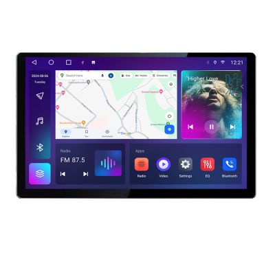 Navigatie dedicata Peugeot 407 2004-2011  Edonav ecran 13" 2K 4+32 Android Waze USB Navigatie 4G 360 Toslink Youtube Radio KIT