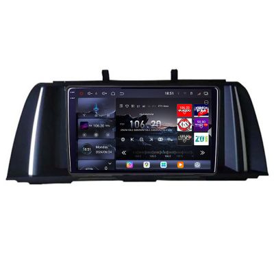 Navigatie Seria 5 F10 2010-2012 CIC 8 core QLED 2K 12+256GB 360 Android Waze USB Navigatie Internet Youtube Radio Edotec