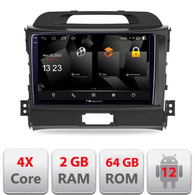 Navigatie Kia Sportage 2010- 5230-325 Android Ecran 720P Quad Core 2+64 carplay android auto