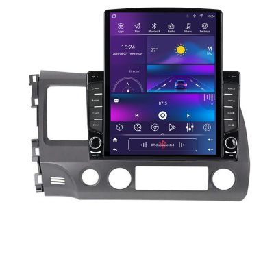 Navigatie Honda Civic 2005-2011 H-044 ecran tip TESLA 9.7" cu Android Radio Bluetooth Internet GPS WIFI 4+32GB DSP 4G
