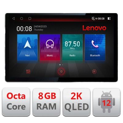 Navigatie Cadillac CTS 2003-2007 ecran 13" 2K 8+128 Android Waze USB Navigatie 4G 360 Toslink Youtube Radio KI