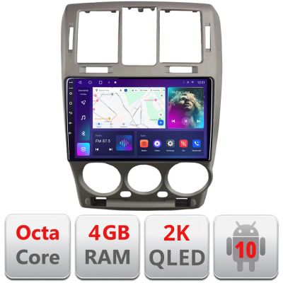 Navigatie Hyundai Getz 2002-2010 Android ecran Qled 2K Octa core 4+32 kit-getz+EDT-E409-2K