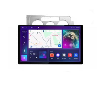 Navigatie dedicata VW Touran 2003-2010 N-TOURAN1 Edonav ecran 13" 2K 4+32 Android Waze USB Navigatie 4G 360 Toslink Youtube Ra