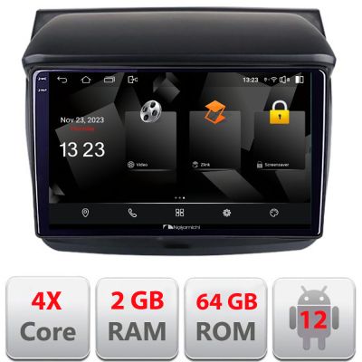 Navigatie Mitsubishi L200 2006-2014 5230-094 Android Ecran 720P Quad Core 2+64 carplay android auto