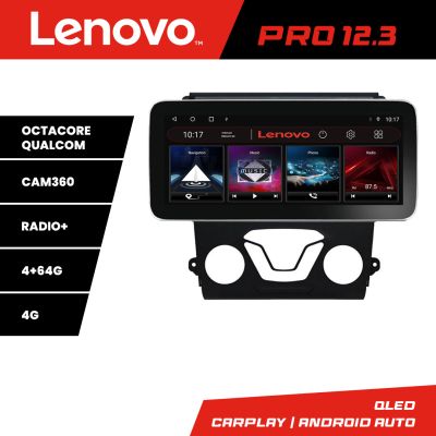 Navigatie Ford Mondeo 2013- K-377 Lenovo PRO 4+64 12.3 inch qled android 4G DSP gps internet  8Core