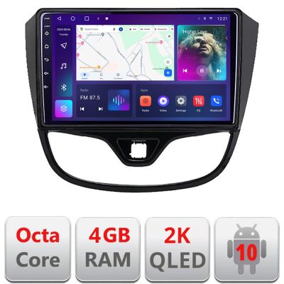 Navigatie Opel Karl 2017- C-karl Android Octa Core Ecran 2K QLED GPS 4G 4+32GB 360 kit-karl+EDT-E410-2K