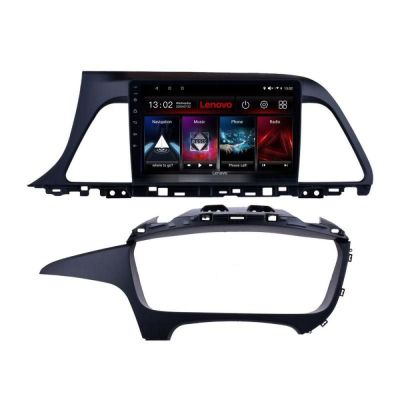 Navigatie Hyundai Sonata Lenovo Kit-417 8 core 6+128 GB Android Waze USB Navigatie Internet Youtube Radio