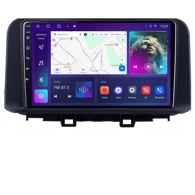 Navigatie Hyundai Kona C-1058 Android Octa Core Ecran 2K QLED GPS 4G 4+32GB 360 KIT-1058+EDT-E410-2K
