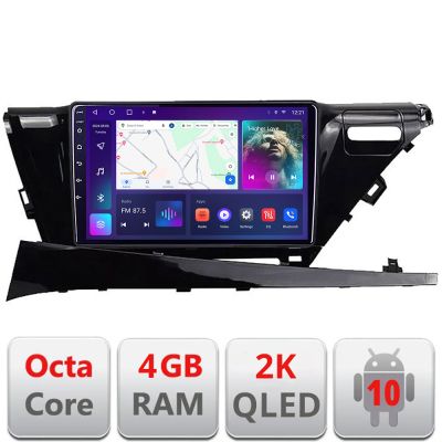 Navigatie Toyota Camry 2017-2021 V1 Android Octa Core Ecran 2K QLED GPS 4G 4+32GB 360 kit-camry-2018+EDT-E410-2K