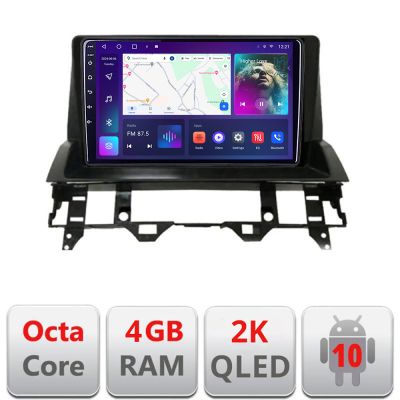 Navigatie Mazda 6 2004-2008 C-MZD6 Android Octa Core Ecran 2K QLED GPS 4G 4+32GB 360 KIT-mzd6+EDT-E410-2K