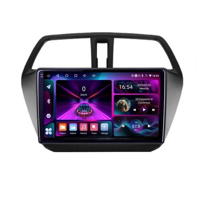 Navigatie Suzuki S-Cross Quad Core A-337  4+64 InCell Display 1K Android Waze USB Navigatie Internet Youtube Radio