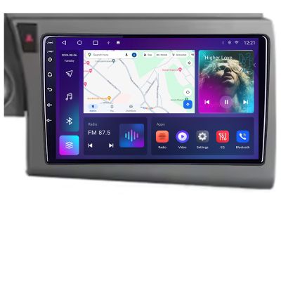 Navigatie Audi A6 C6 2004-2010 dedicata Android QLED octa core 4+64 4G DSP FHD carplay android auto radio gps internet Android kit-a6-c6+EDT-E309v3