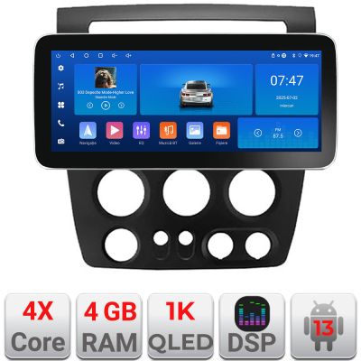 Navigatie Hummer H3 Edotec 4+64 12.3 inch Incell 1K android Wifi 5Ghz gps internet