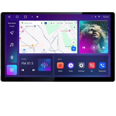 Navigatie dedicata Hummer H2  2008-2009 Edonav ecran 13" 2K 4+32 Android Waze USB Navigatie 4G 360 Toslink Youtube Radio KIT-H2 V2