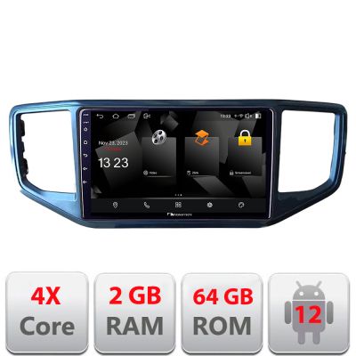 Navigatie dedicata Nakamichi VW Amarok Android Ecran 720P Quad Core 2+64 carplay android auto